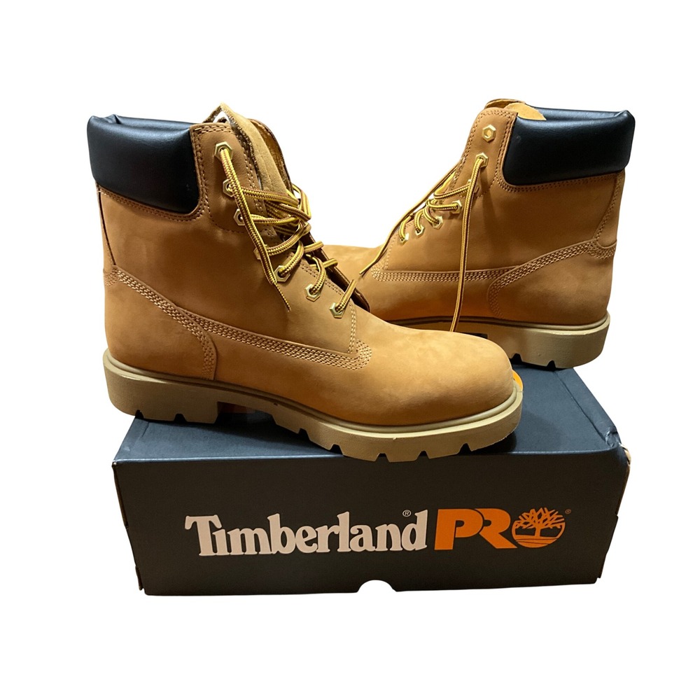 Timberland PRO Direct Attach 6" Wheat Soft Toe Work Boots TB1A223J231 Mens 11M